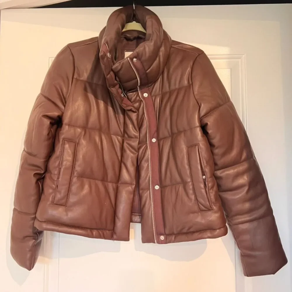 Abercrombie & Fitch Mini Ultra Puffer Jacket - Dark Espresso Brown - Small